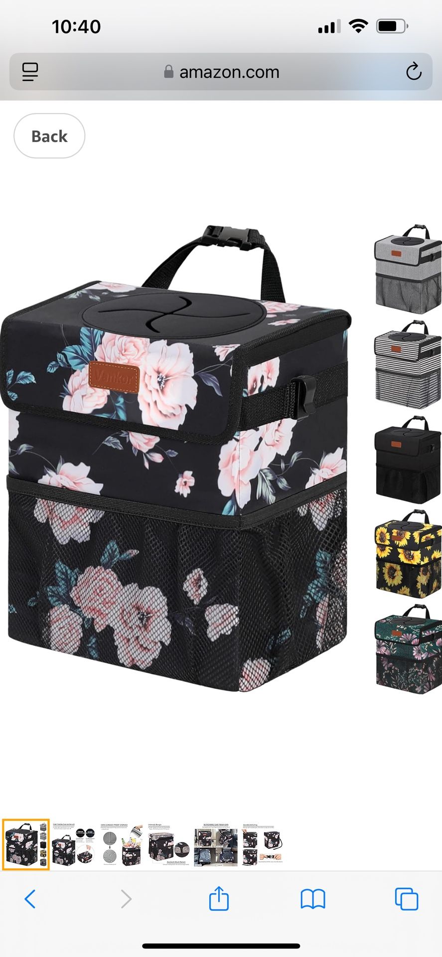 Car Trash Can