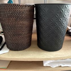 2 New Room / Bathroom  Size Trash Cans