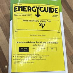 EcoSmart 13 kW 2.54 GPM 240-Volt Electric Tankless Water Heater