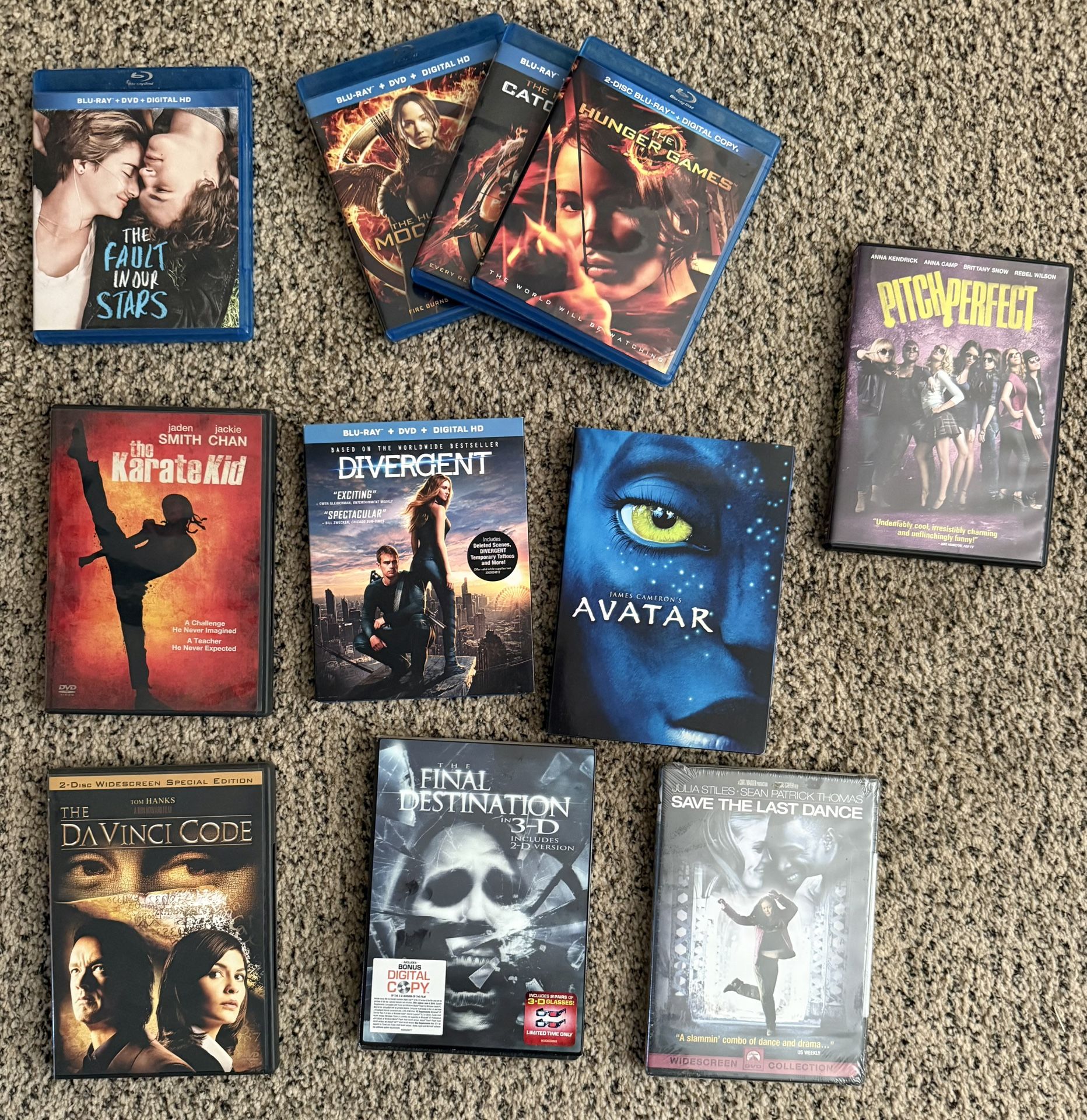 DVDs -take all For $25