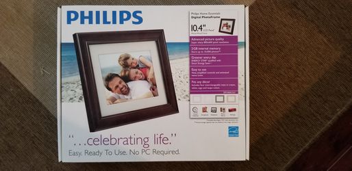 Philip's digital photo frame 10.4"