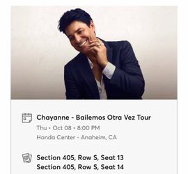 Chayanne tickets