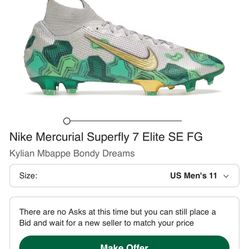 WORN ONCE Niker Superfly 7 Elite Kylian Mbappe Bondy Dreams