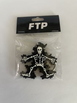 FTP FuckThePopulation Skeleton Keychain