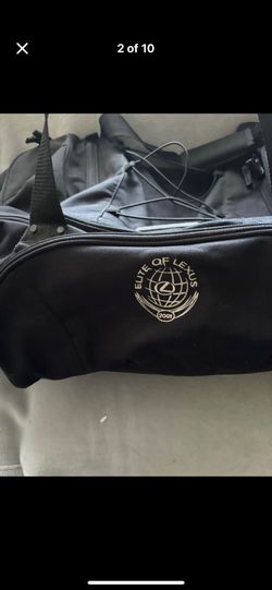 Travel Luggage/garment Bags  Both Black 