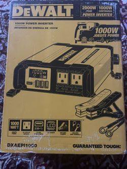 dewalt 1000w power inverter 