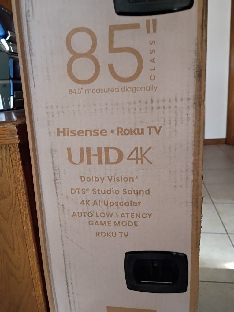 85" Hisense TV