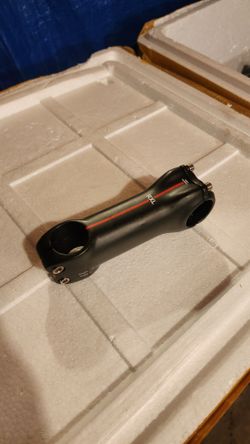 RXL Bike Stem Black with Red Stripe