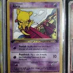 1st Edition Abra Pokemon Card