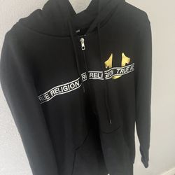 Black True Religion Zip Up