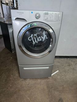 Frigidaire stainless steel front load washer