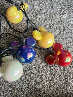 Mickey Mouse Shaped String Lights