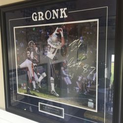 Rob Gronkowski - signed by Gronk