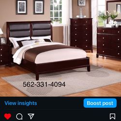 New Bedroom Set. Cherry Color.  Very Nice Quality. 