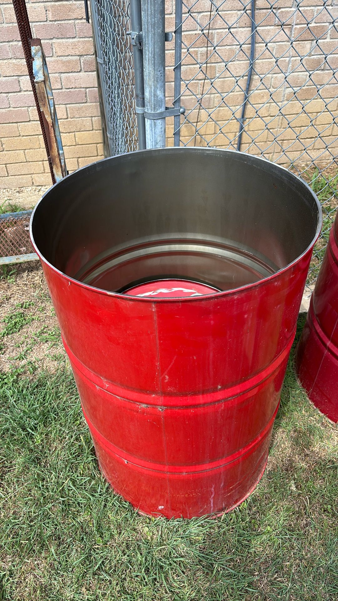 55 Gallon Metal Drum