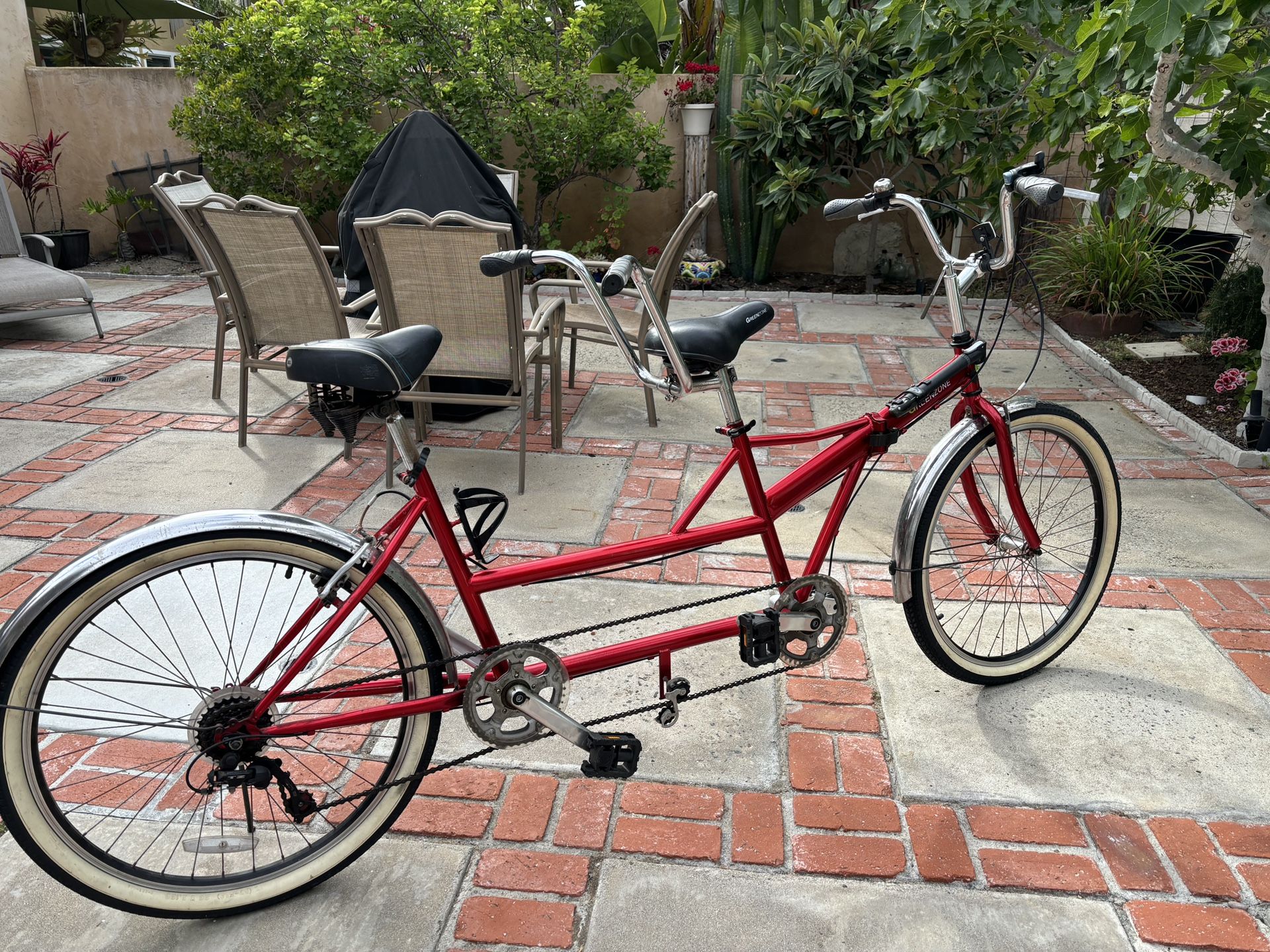 GreenZone foldable Tandem Bike in very good condition, easy to transport