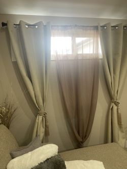 Blackout Beige Curtains