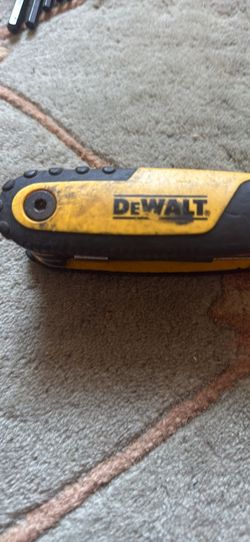 Dewalt folding locking hex key set