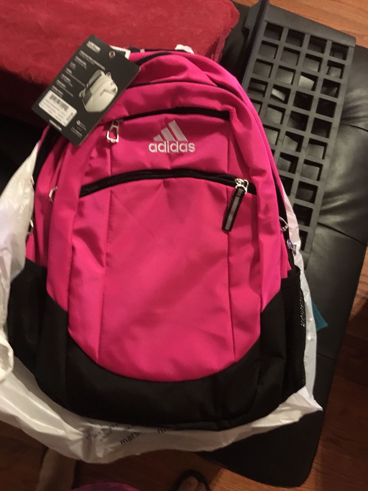 New ADIDAS large backpack pink
