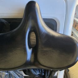 Extra wide bike seat