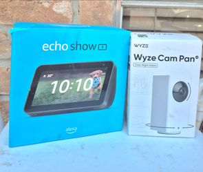Echo show 5 and wyze pan camera
