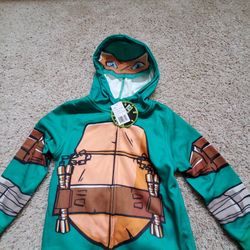 Size 5 Ninja Turtles Michelangelo Halloween Hoodie