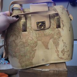 Geography Map Purse Never Used