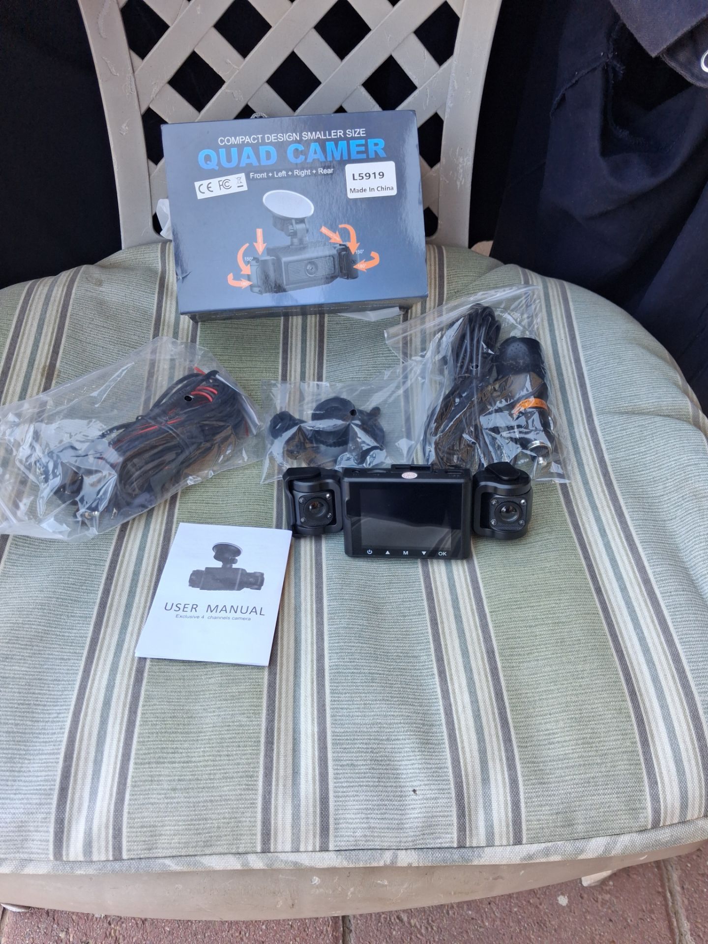 Car dash cam and backup cam
