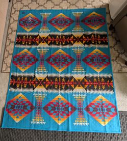 Pendleton Beaver State Yavapai Indian Unnapped Blanket 64"x80" NWT Deadstock