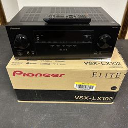 Pioneer Elite VSX-LX102 7.2 4K Home Theater Network Receiver Wi-Fi Bluetooth 