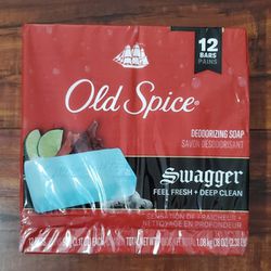 Old Spice Deodorizing Soap: SWAGGER  12 Bars