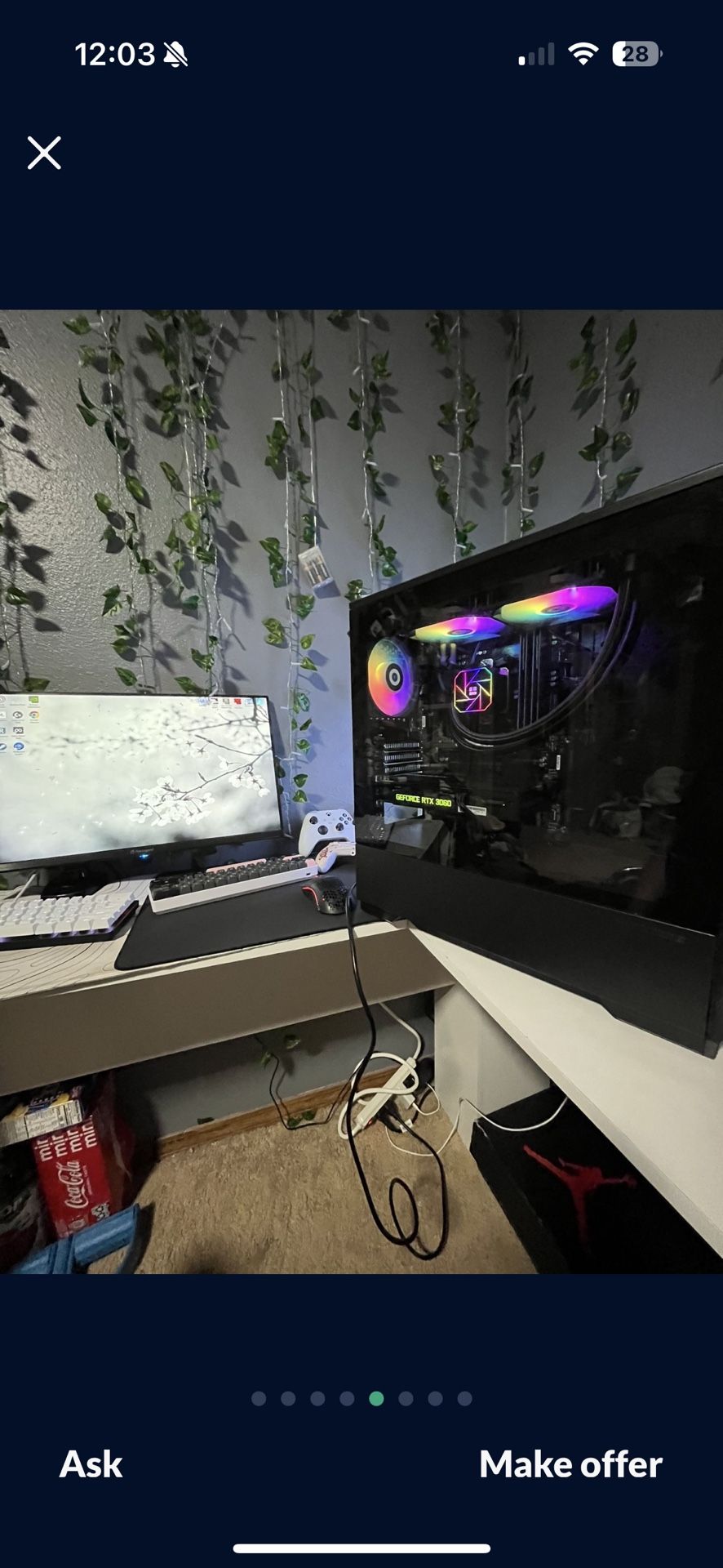 RTX 3060 Gaming PC 32GB Ram