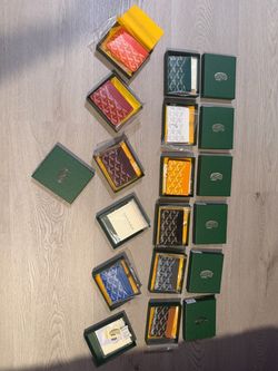 Goyard Card Holders – Lot of Multiple Colors