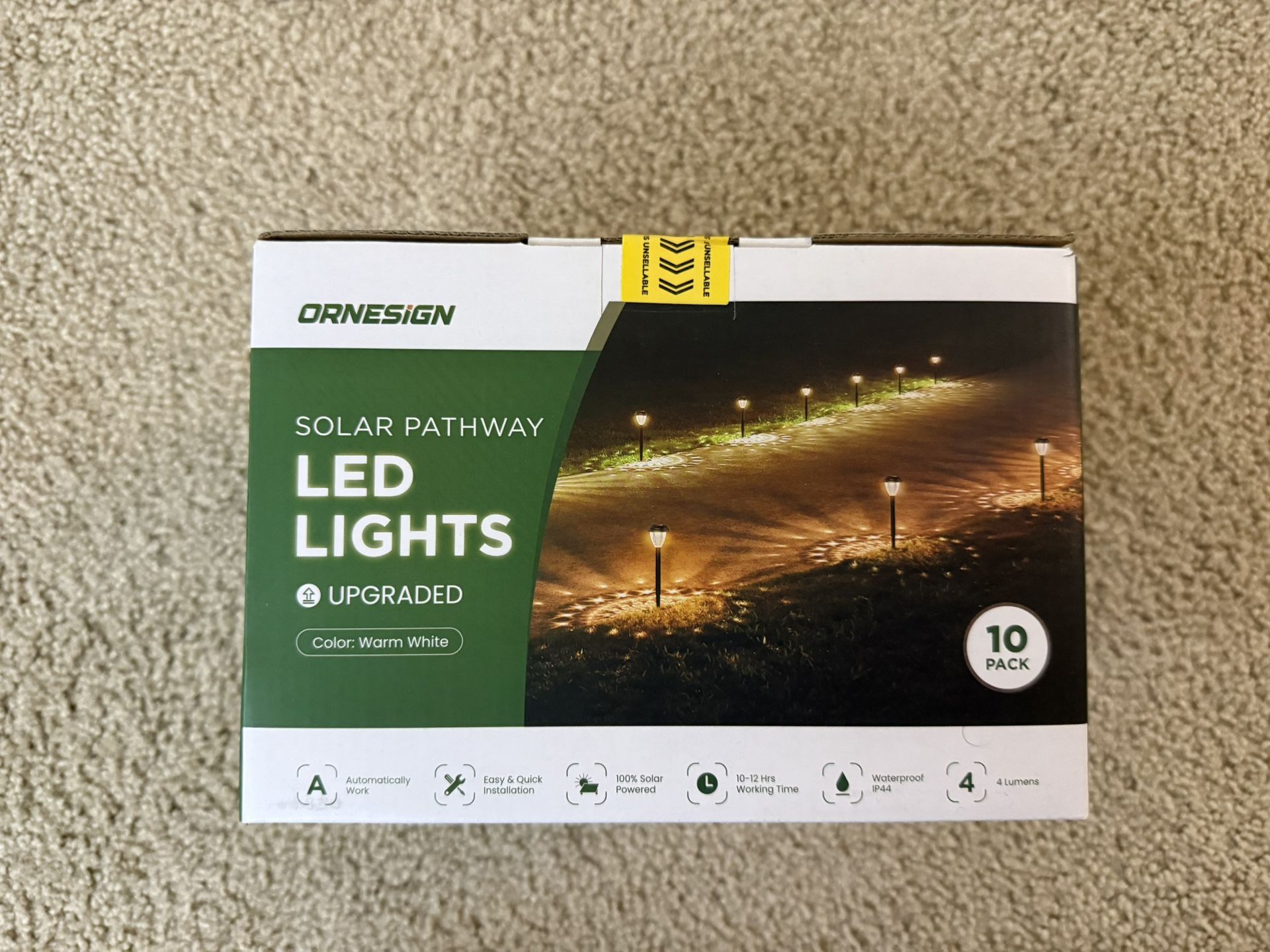 Solar Pathway Led Lights 10 Pack