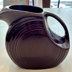 Fiesta Plum Disc Pitcher 