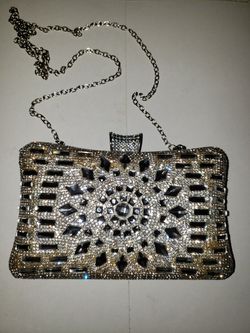 Silver Crossbody/Clutch