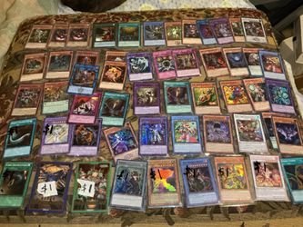 54 Foil cards only Konami Yugioh Cards 1st Edition and Unlimited