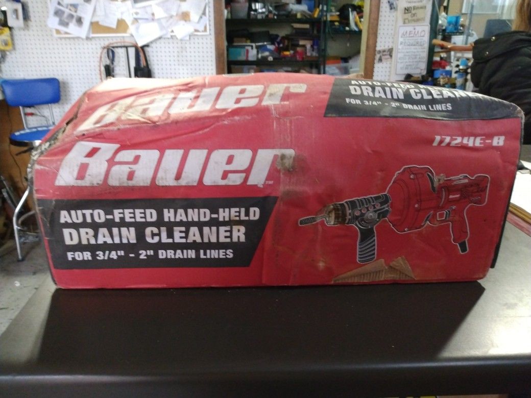 Auto -feed Hand Held Drain Cleaner