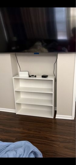3-Tier Bookshelf with Open Storage Shelf