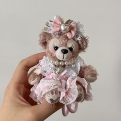Disney inspired Shellie May In Pink Fancy Dress Cute Plush Keychain