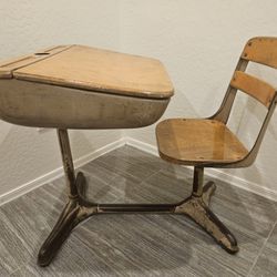 Antique School Desk