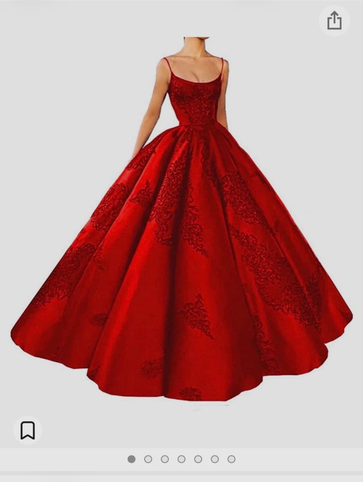 Red Quinceañera Dress Prom