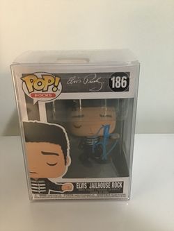 Funko Austin Butler signed Elvis Jailhouse