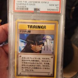 *BANNED Sabrina's Gaze Trainer PSA 10