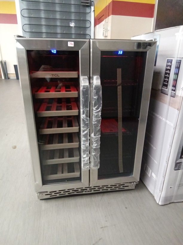 New TCL Dual Zone Wine & Beverage Cooler