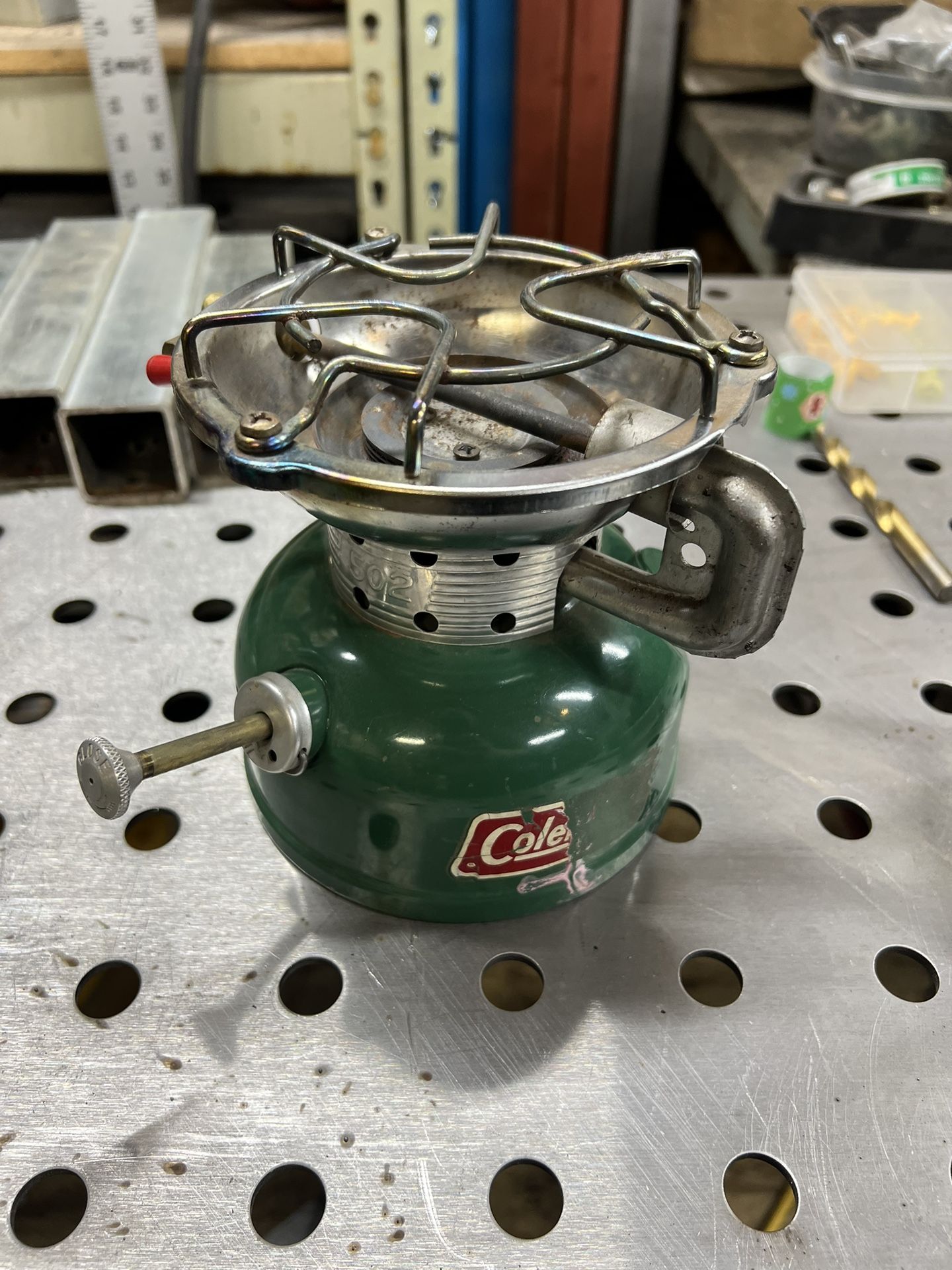 Vintage Coleman Single Burner Camp Stove