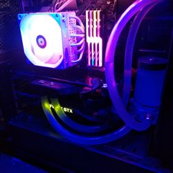 Custom Ryzen 7 Water Loop Gaming Computer W/Extras