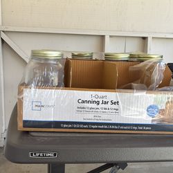 Canning jars 1 quart