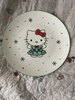 Hello Kitty Christmas Plate