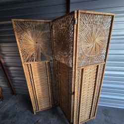Cool Old  Room Dividers(2) One Has Wicker
